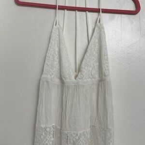 Women’s white maxi dress
